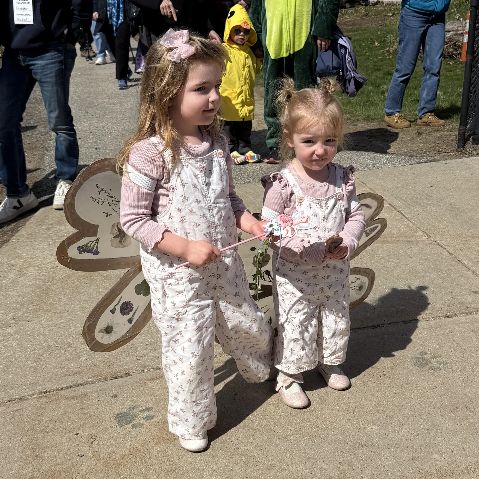 Children in butterfly and creature costumes at the All Species Parade