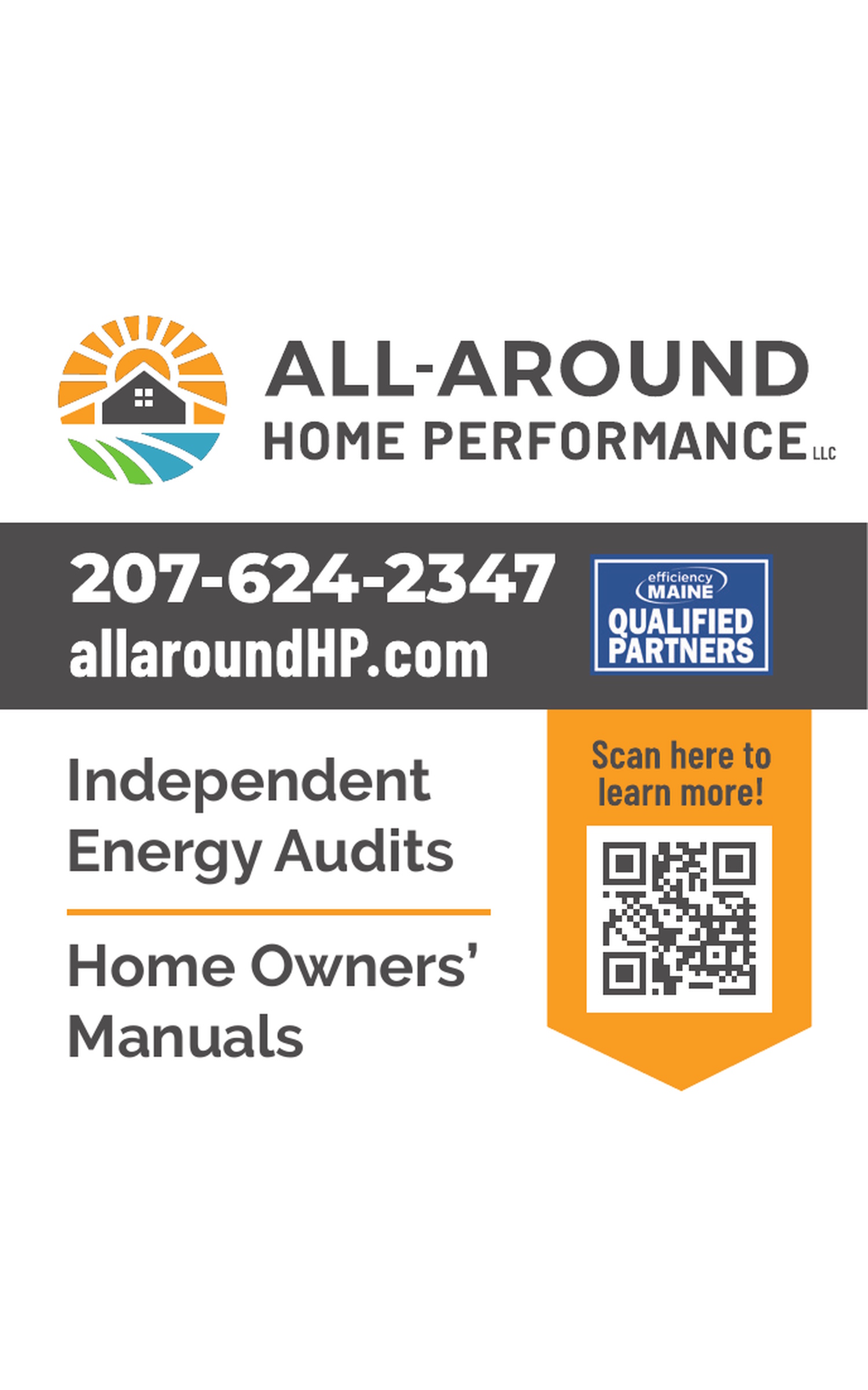 All-Around Home Performance full-page advertisement from the printed 2026 Earth Day Festival Program.