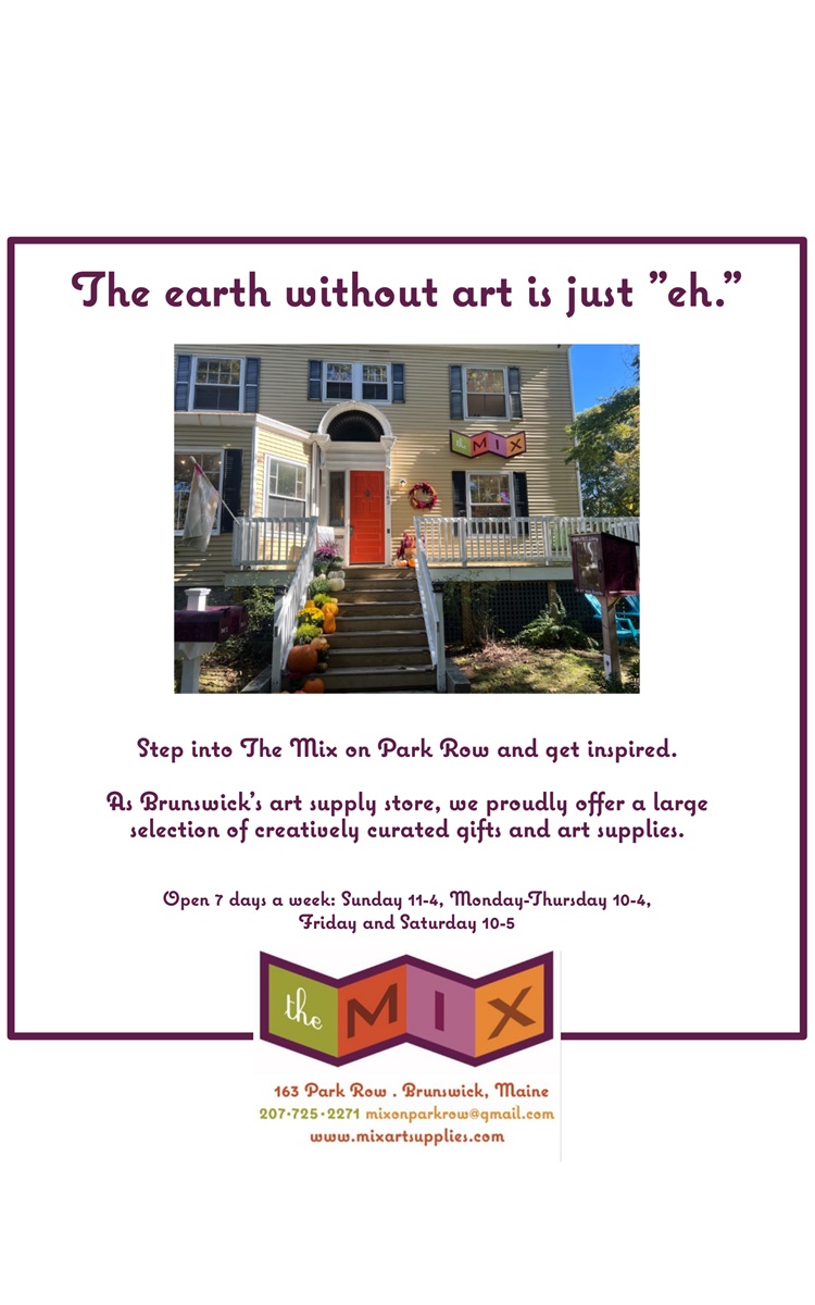 The Mix on Park Row full-page advertisement from the printed 2026 Earth Day Festival Program.
